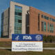 US Food and Drug Administration (FDA) Building and Sign